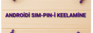 Androidi SIM-PIN-i keelamine