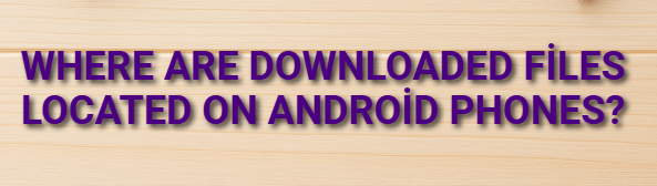 Where Are Downloaded Files Located on Android Phones?