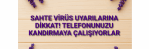 Sahte Virüs Uyarılarına Dikkat! Telefonunuzu Kandırmaya Çalışıyorlar
