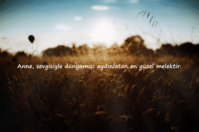 Anne ile İlgili Sözler