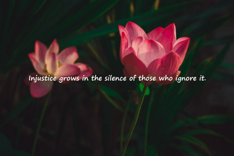 Words about Injustice