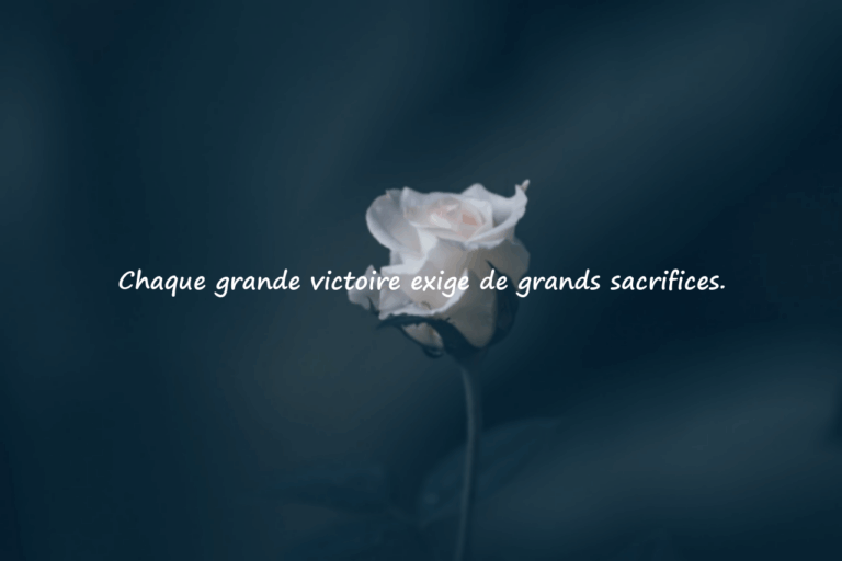Citations sur le prix à payer
