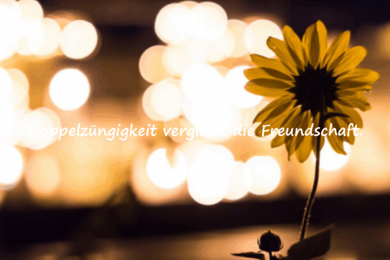 Schwere, anspielungsreiche Worte für Doppelzüngige