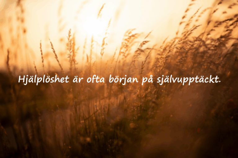 Citat om hjälplöshet