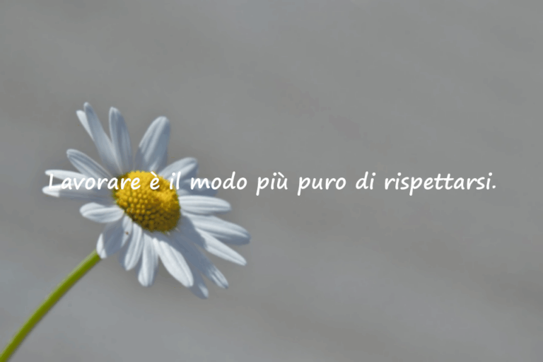 itazioni sul lavoro, lo sforzo e la perseveranza