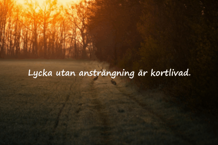 Citat om Ansträngning