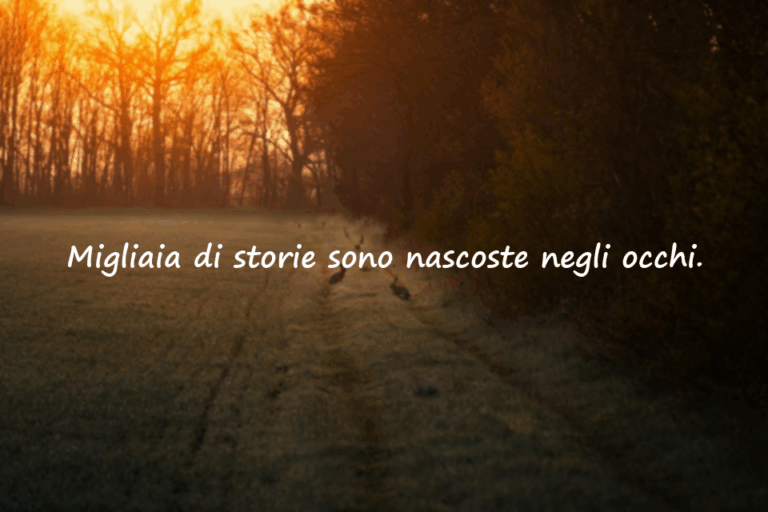 Citazioni significative e belle sugli occhi
