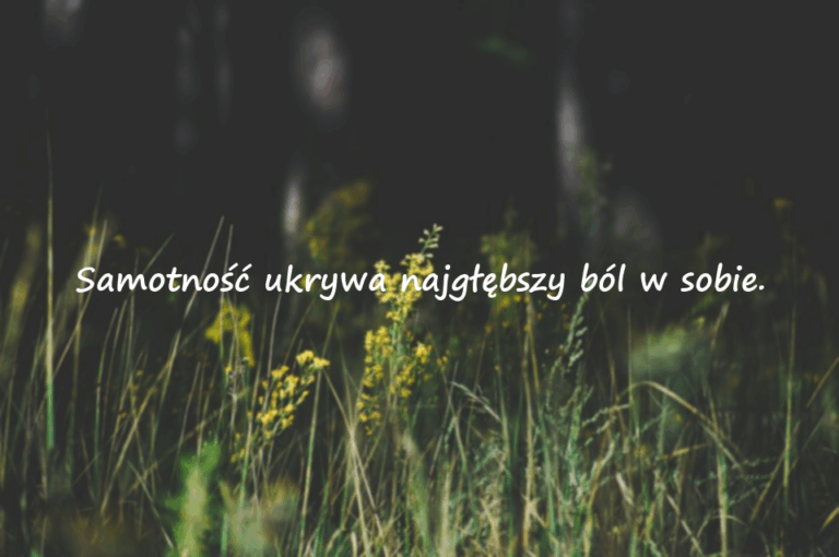 Melancholijne Słowa