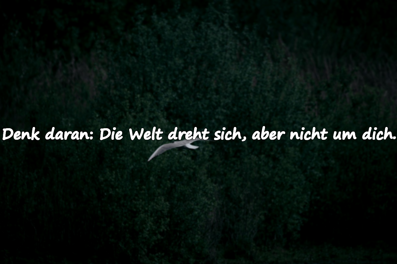 Andeutende Zitate über die vergängliche Welt