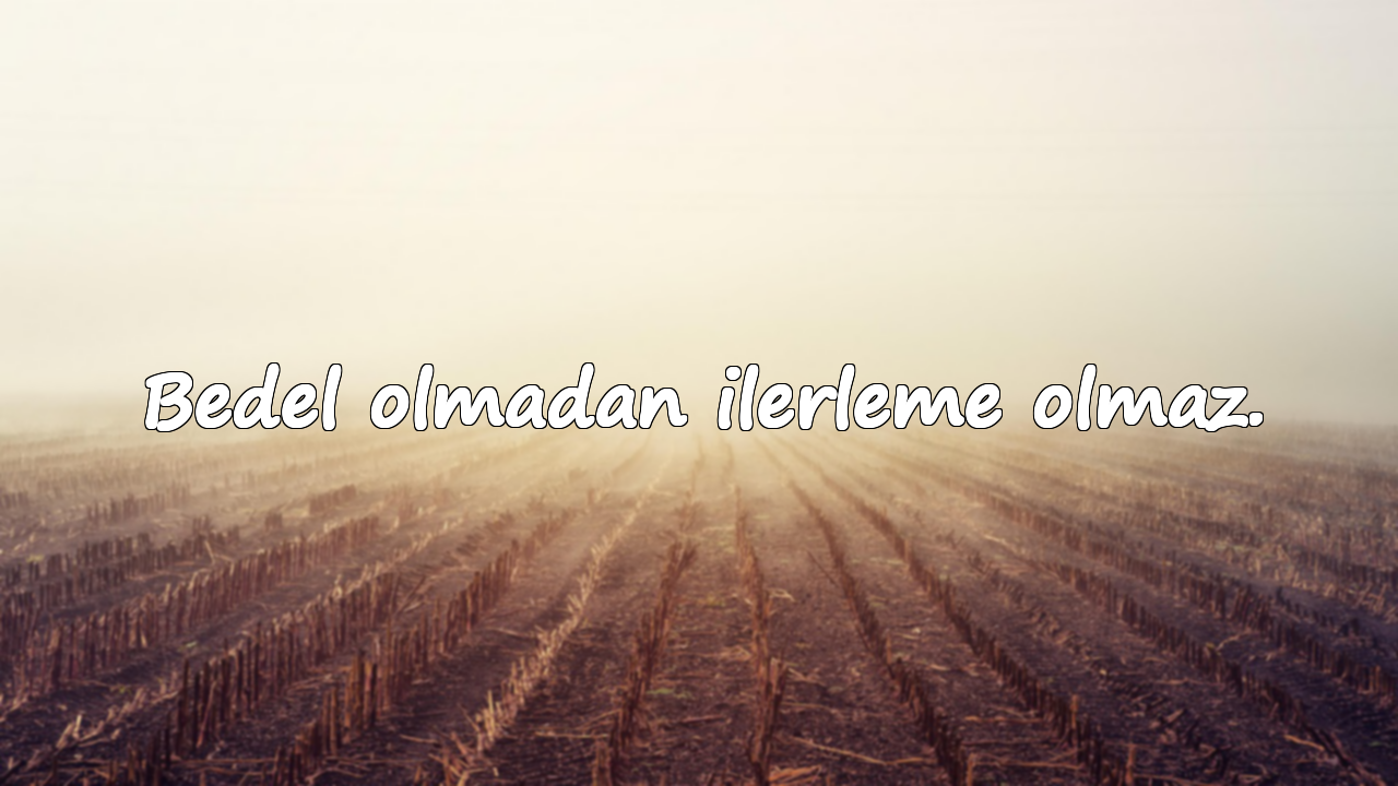 Bedel ile İlgili Sözler