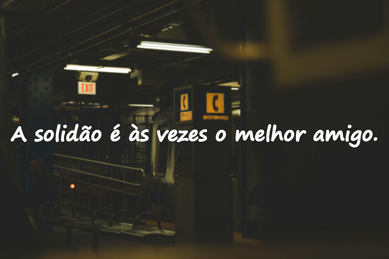 Belas frases sobre a solidão