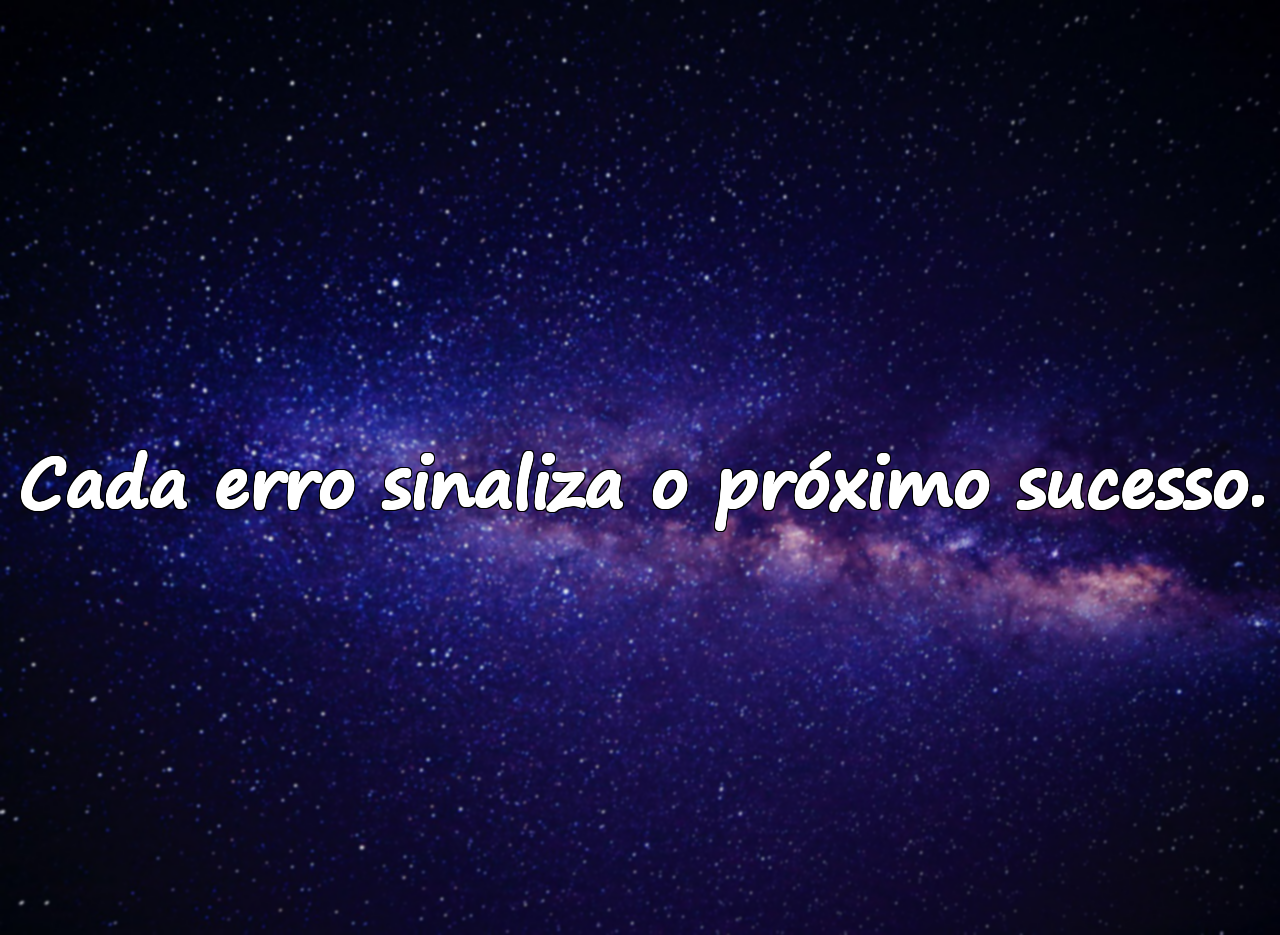 Belas frases sobre erros