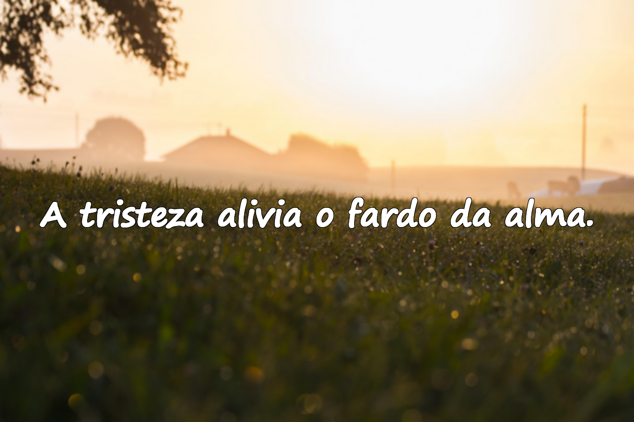 Belas frases sobre tristeza