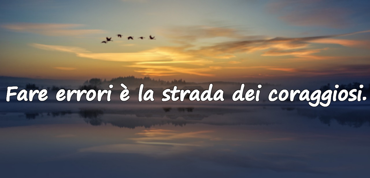 Belle citazioni sugli errori