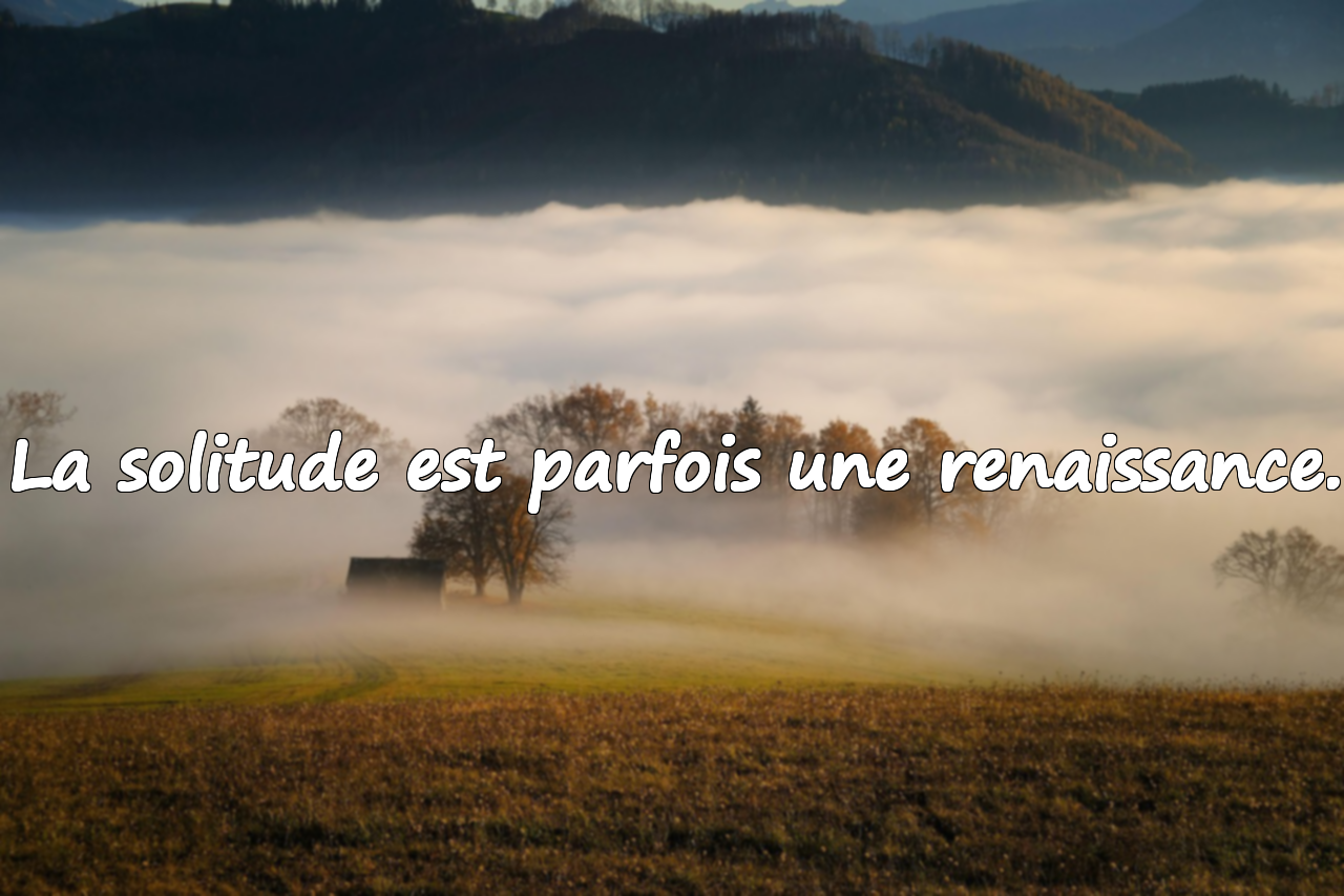 Belles citations sur la solitude