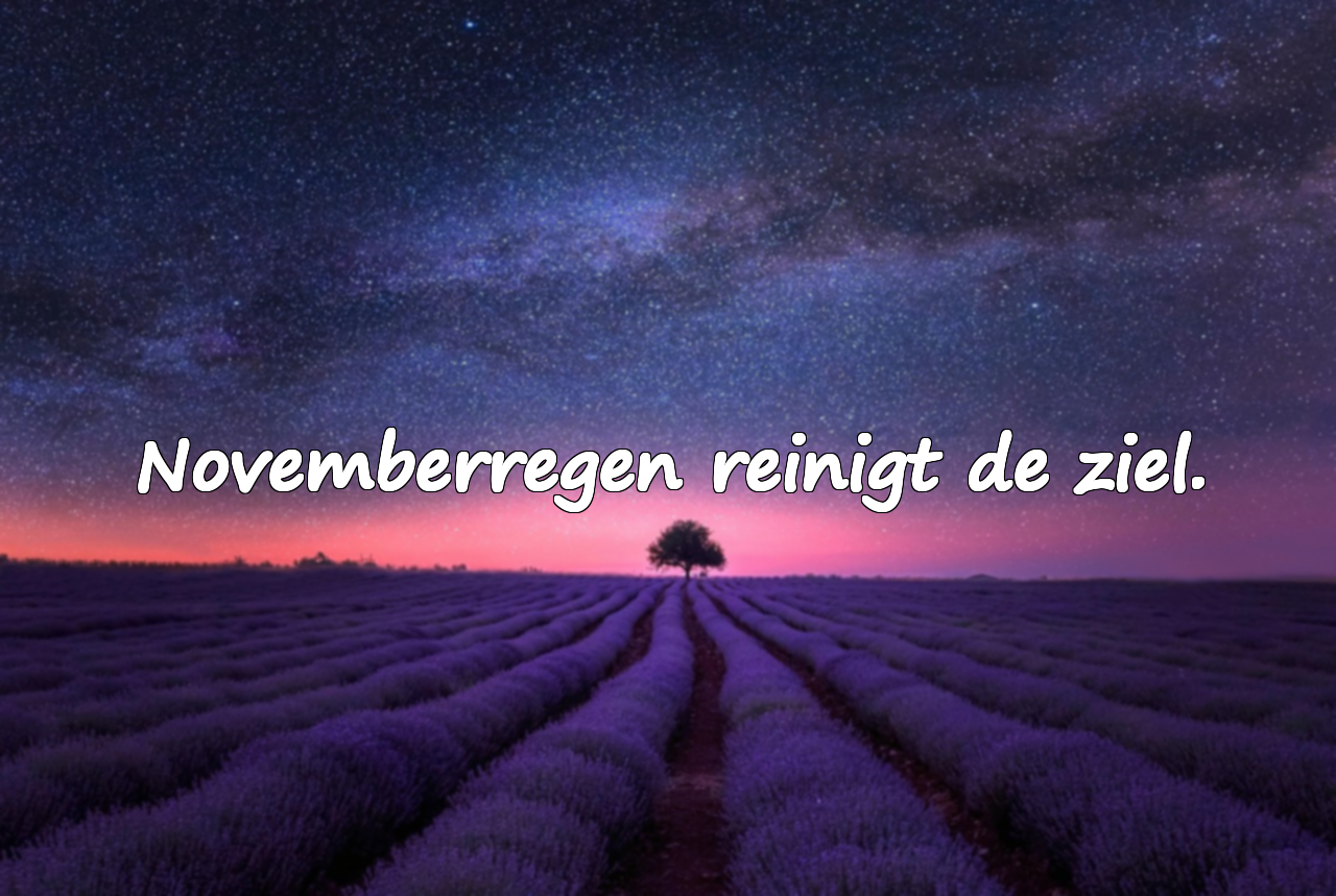 Betekenisvolle Citaten over November