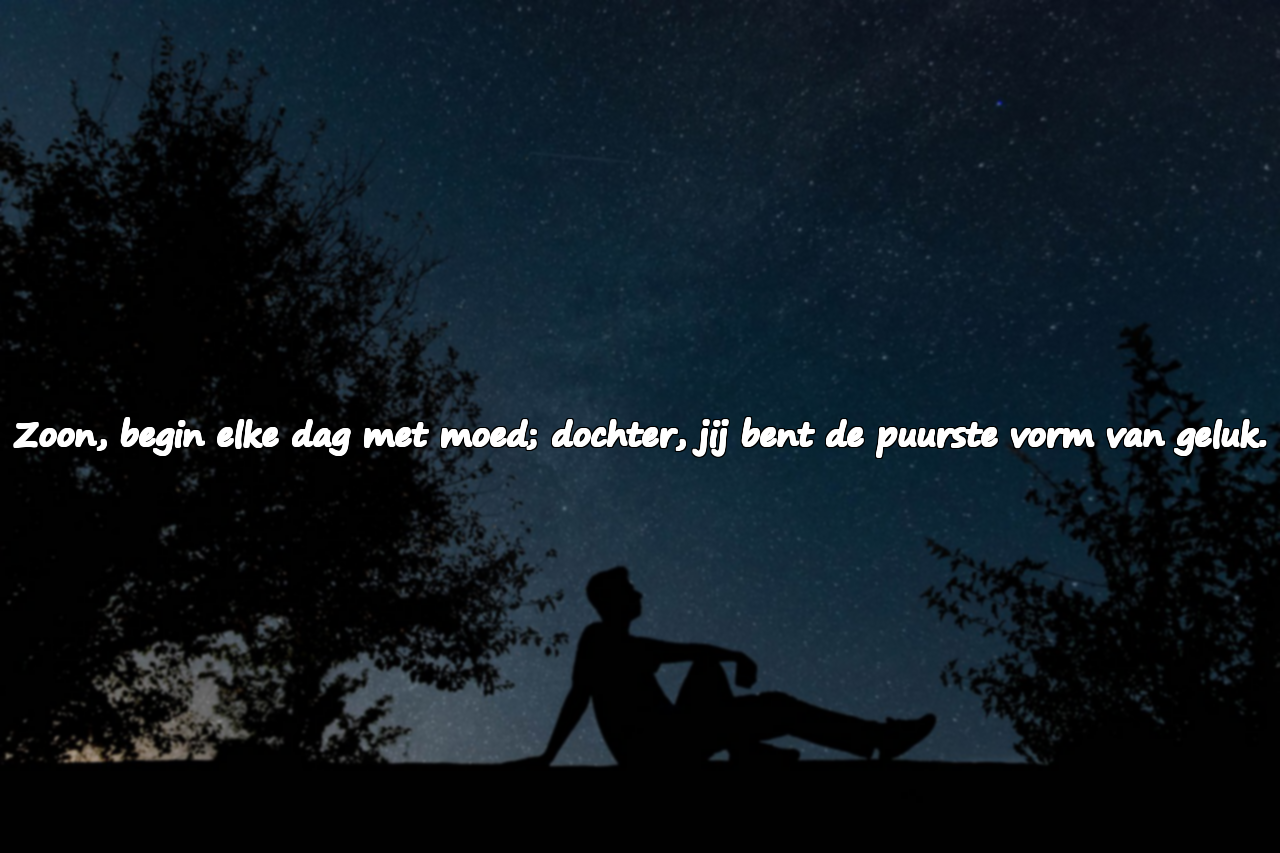 Betekenisvolle mooie woorden voor mijn zoon en dochter
