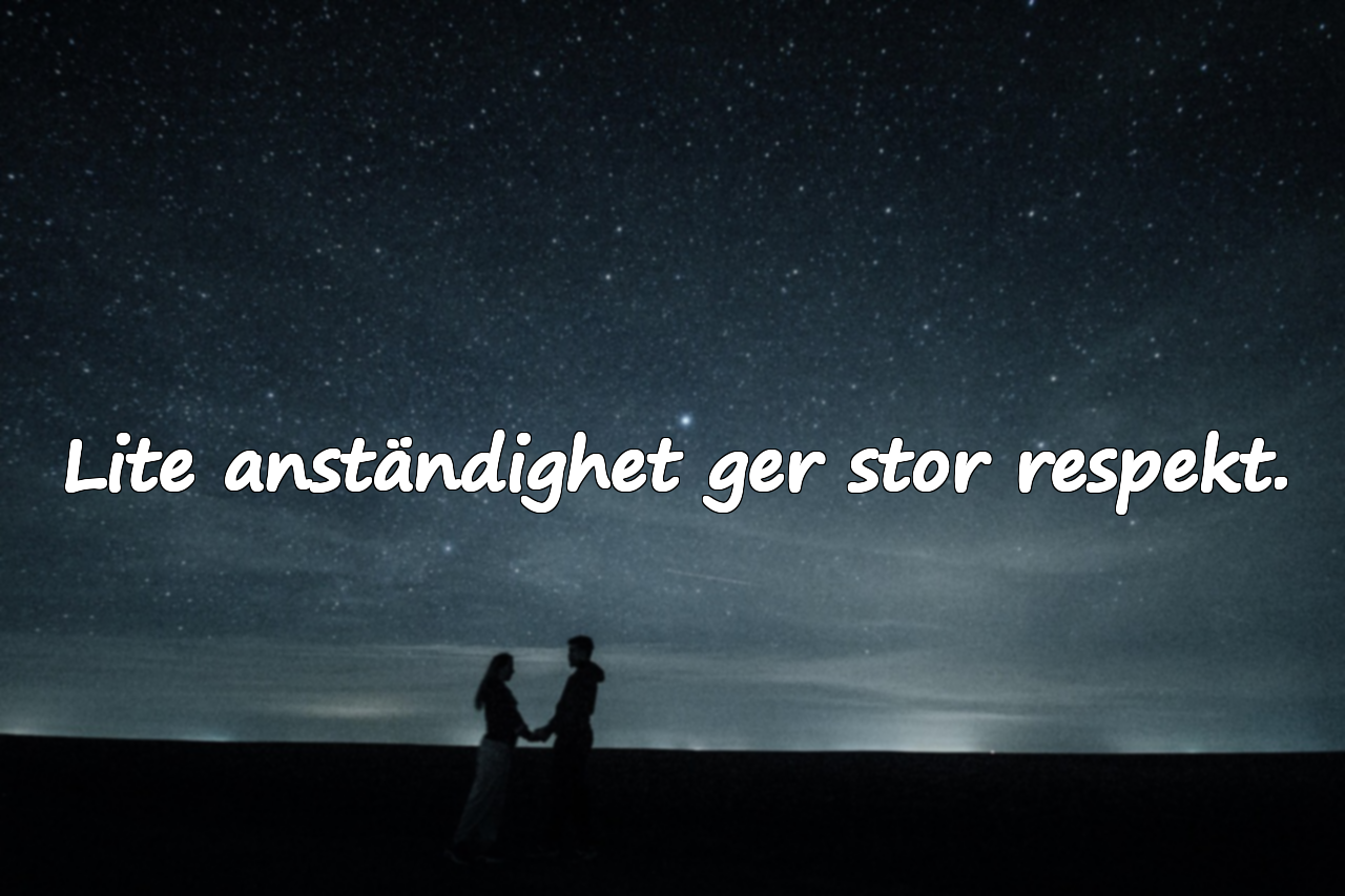 Citat om anständighet och artighet