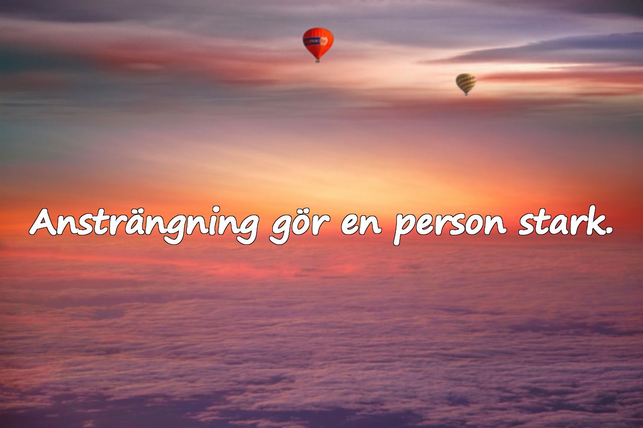 Citat om ansträngning