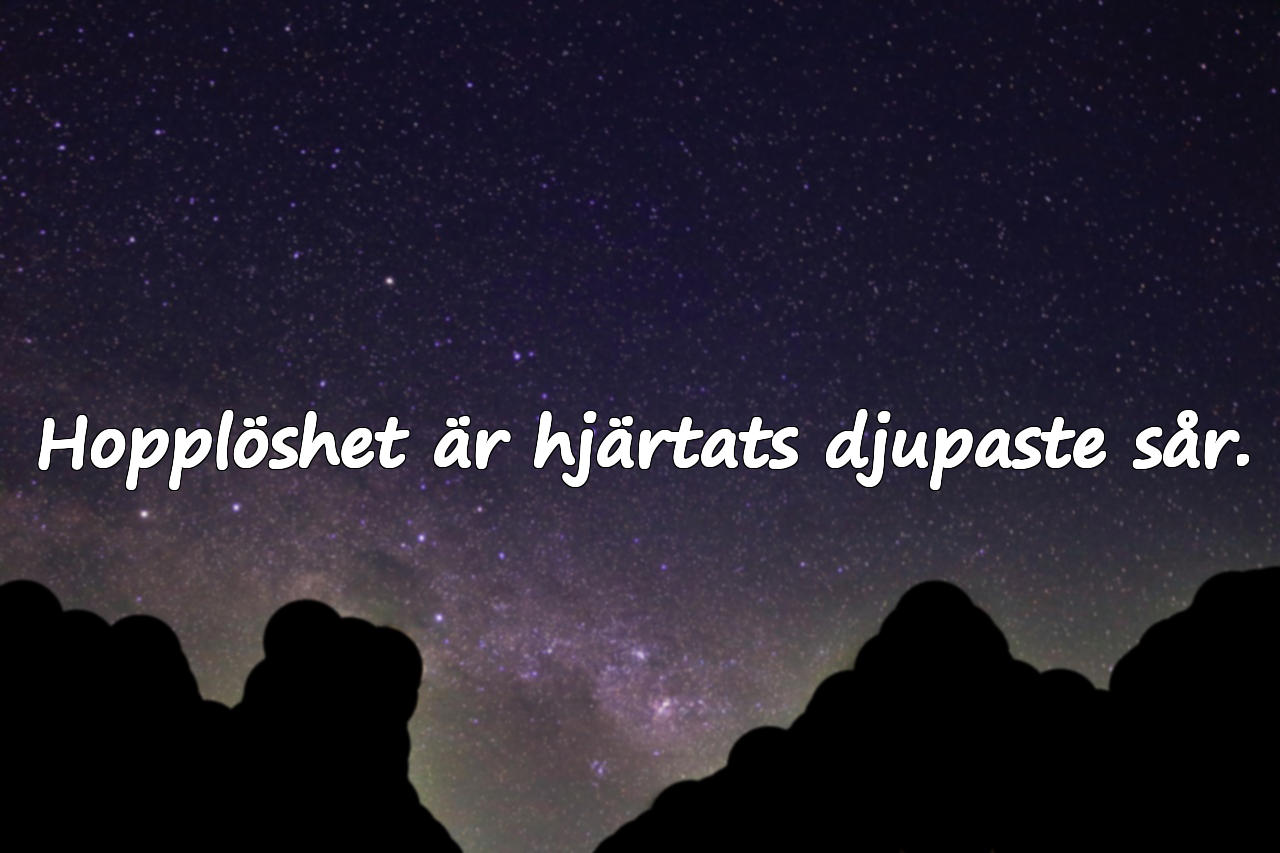 Citat om hopplöshet