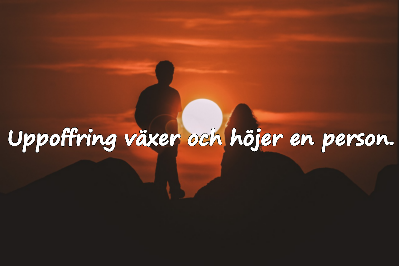 Citat om uppoffring