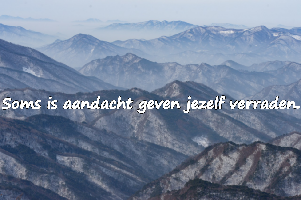 Citaten over Aandacht Geven
