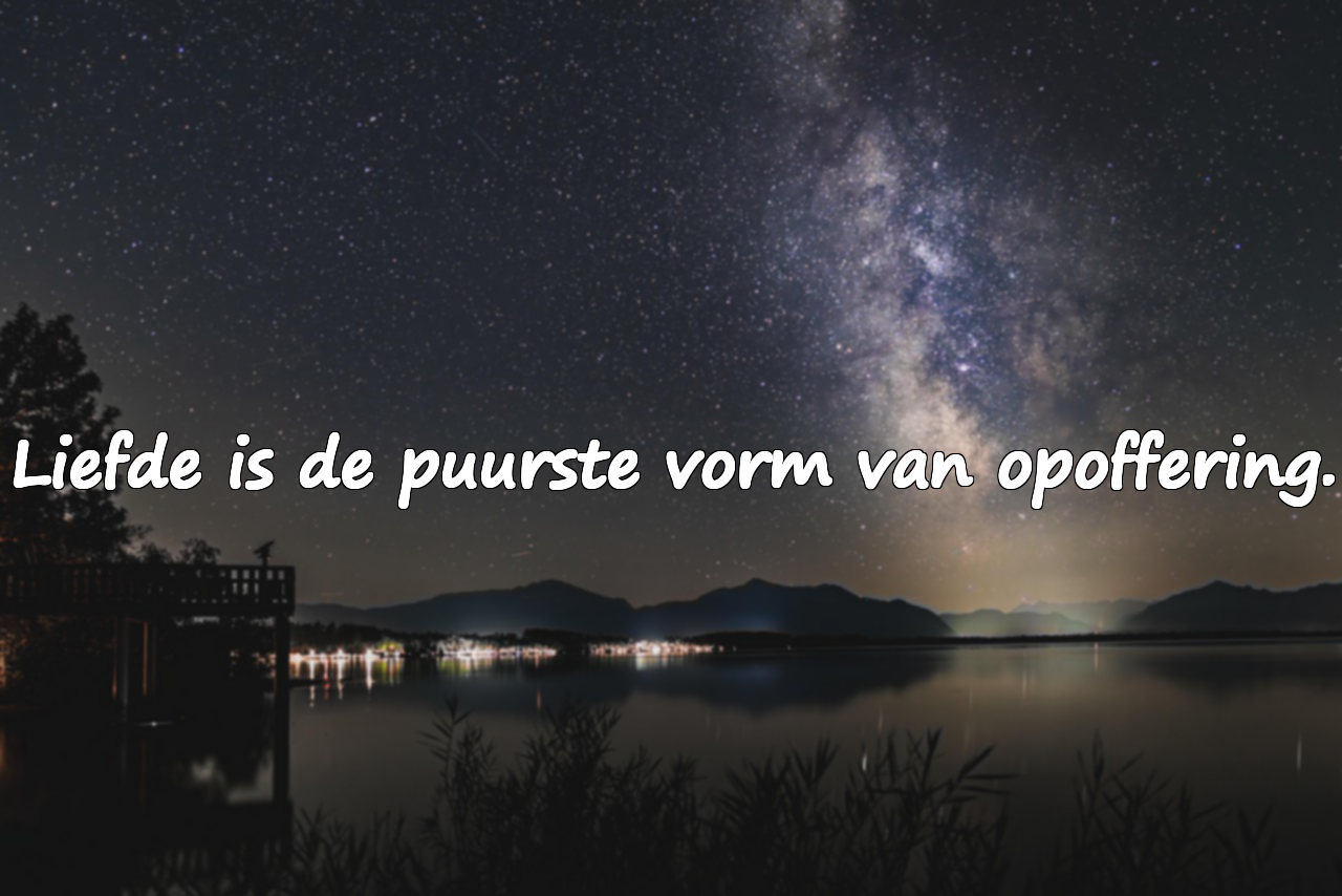Citaten over opoffering