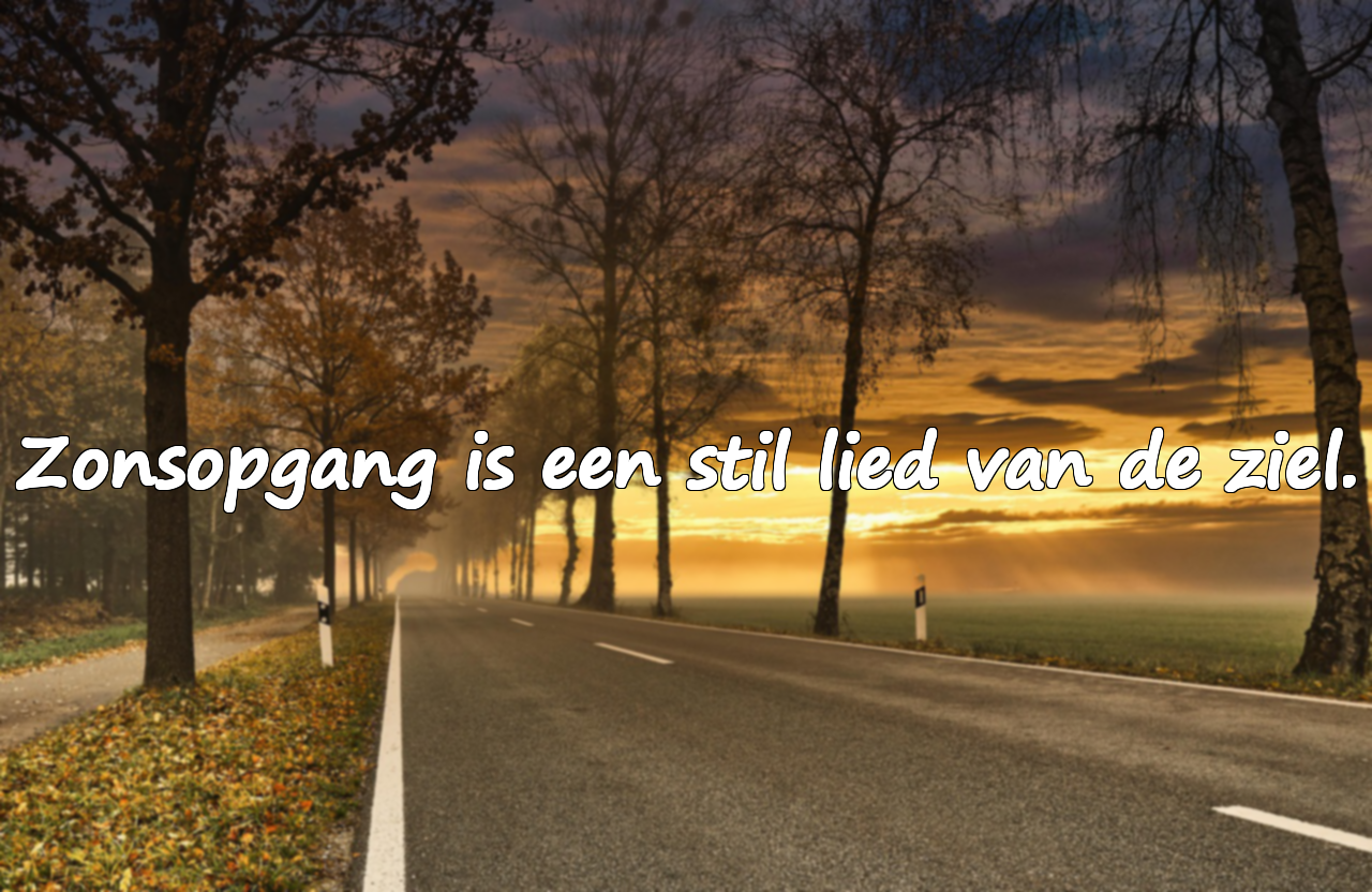 Citaten over zonsopgang