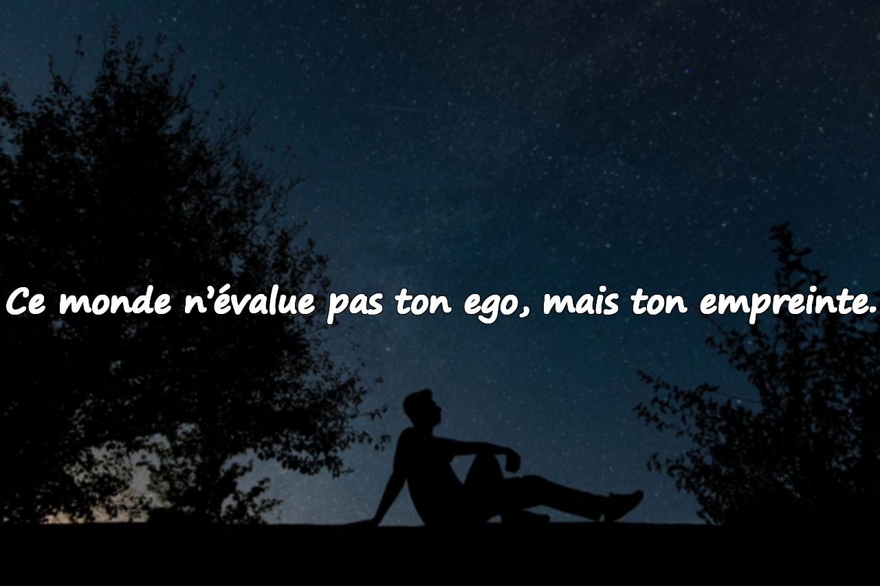 Citations indirectes sur un monde éphémère