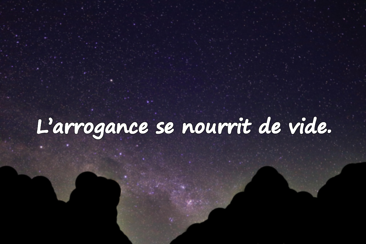 Citations sur l’Arrogance