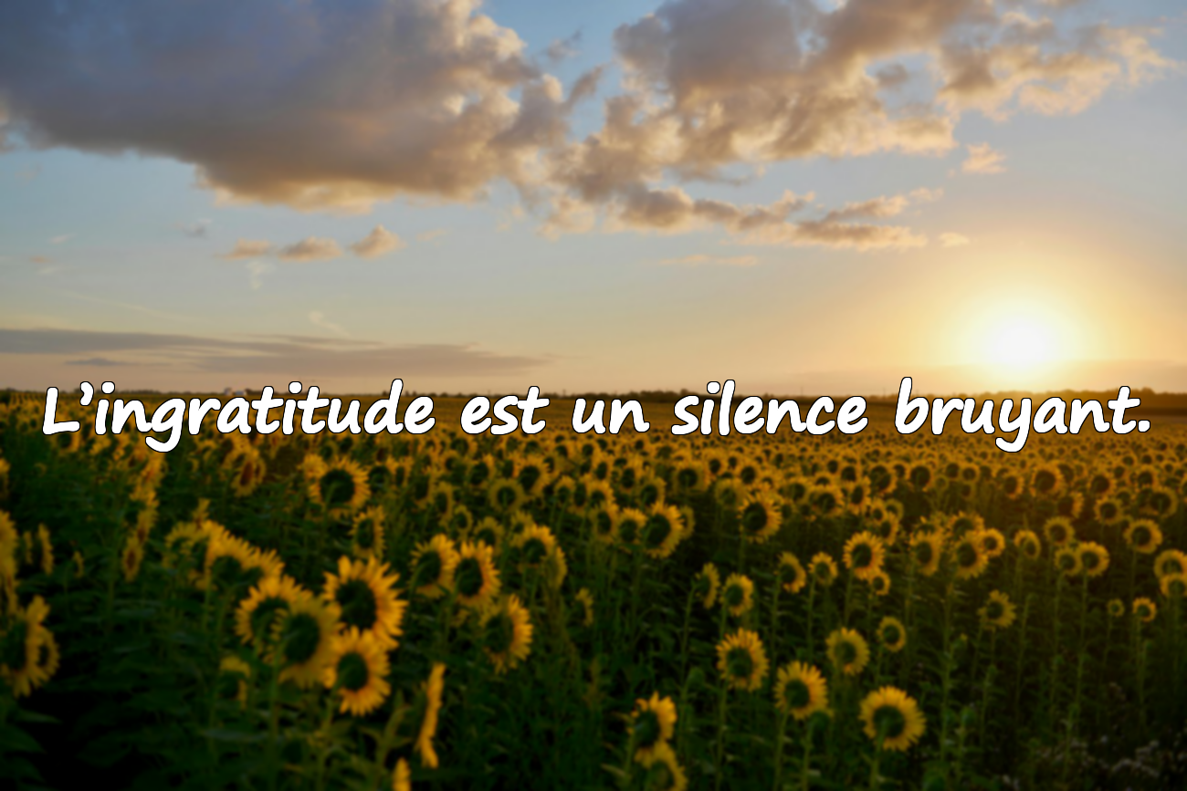 Citations sur l’Ingratitude