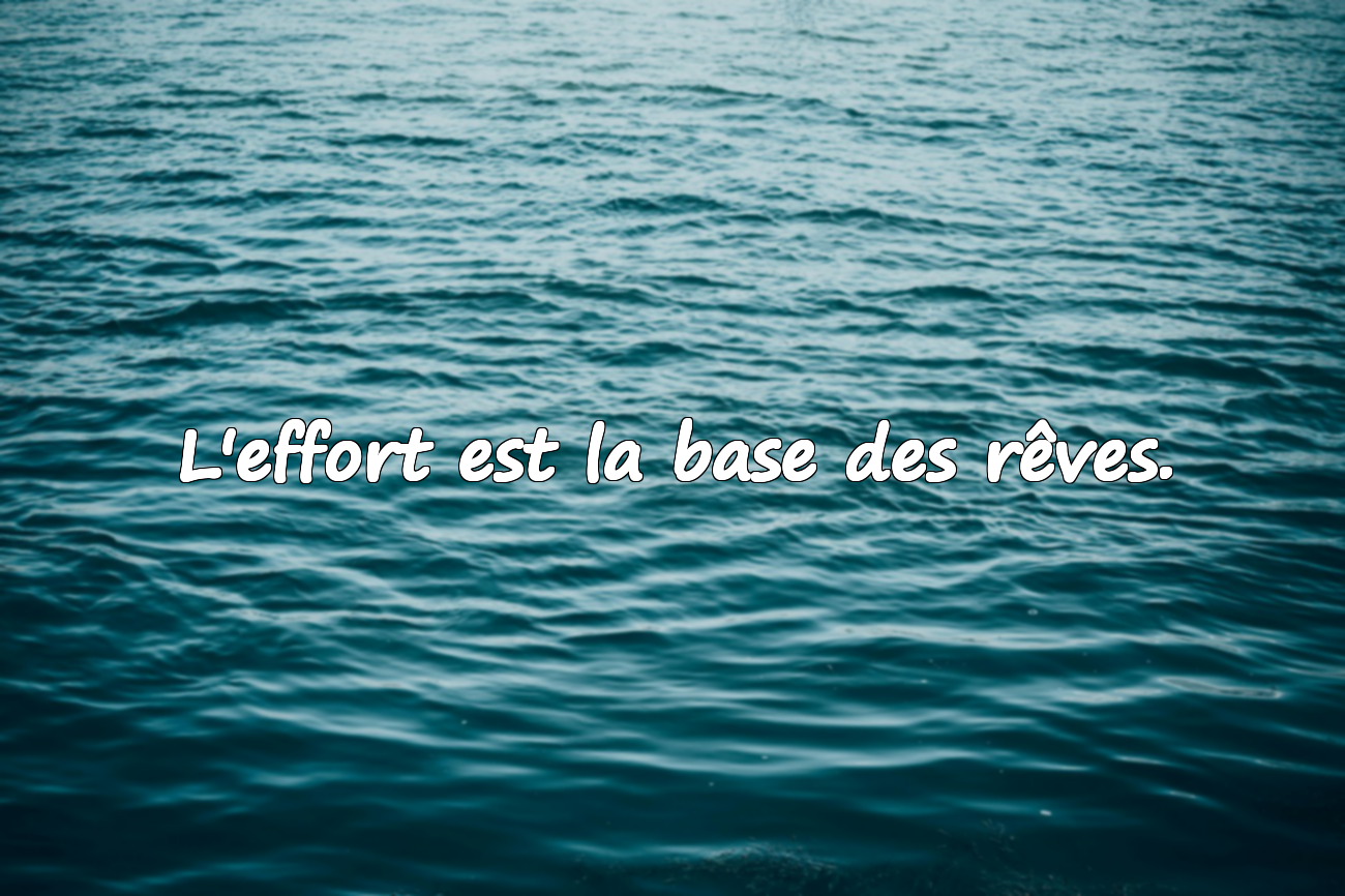 Citations sur l'effort