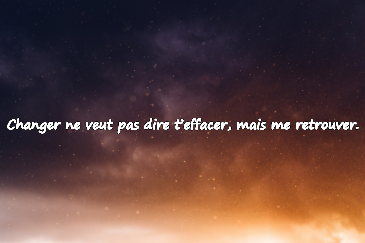Citations sur le Changement dans les Relations