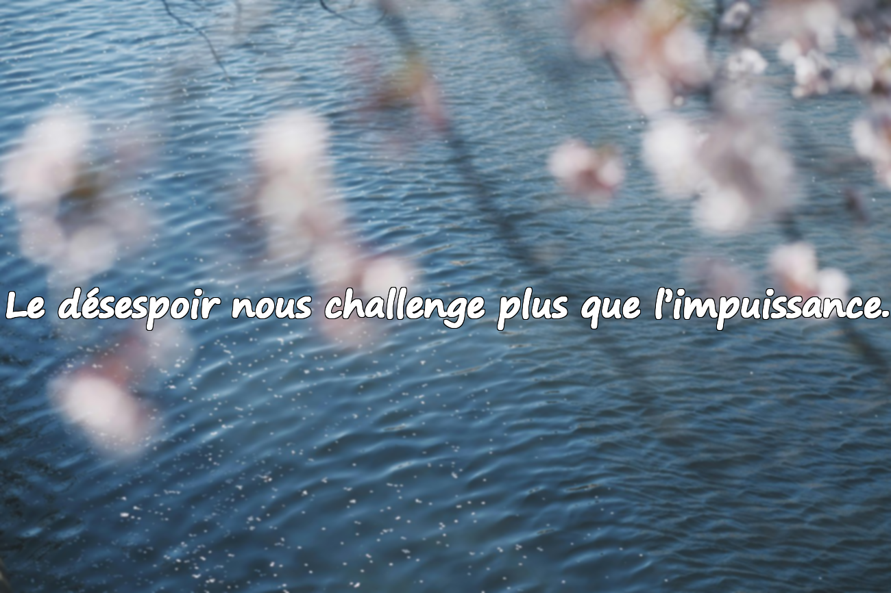 Citations sur le désespoir