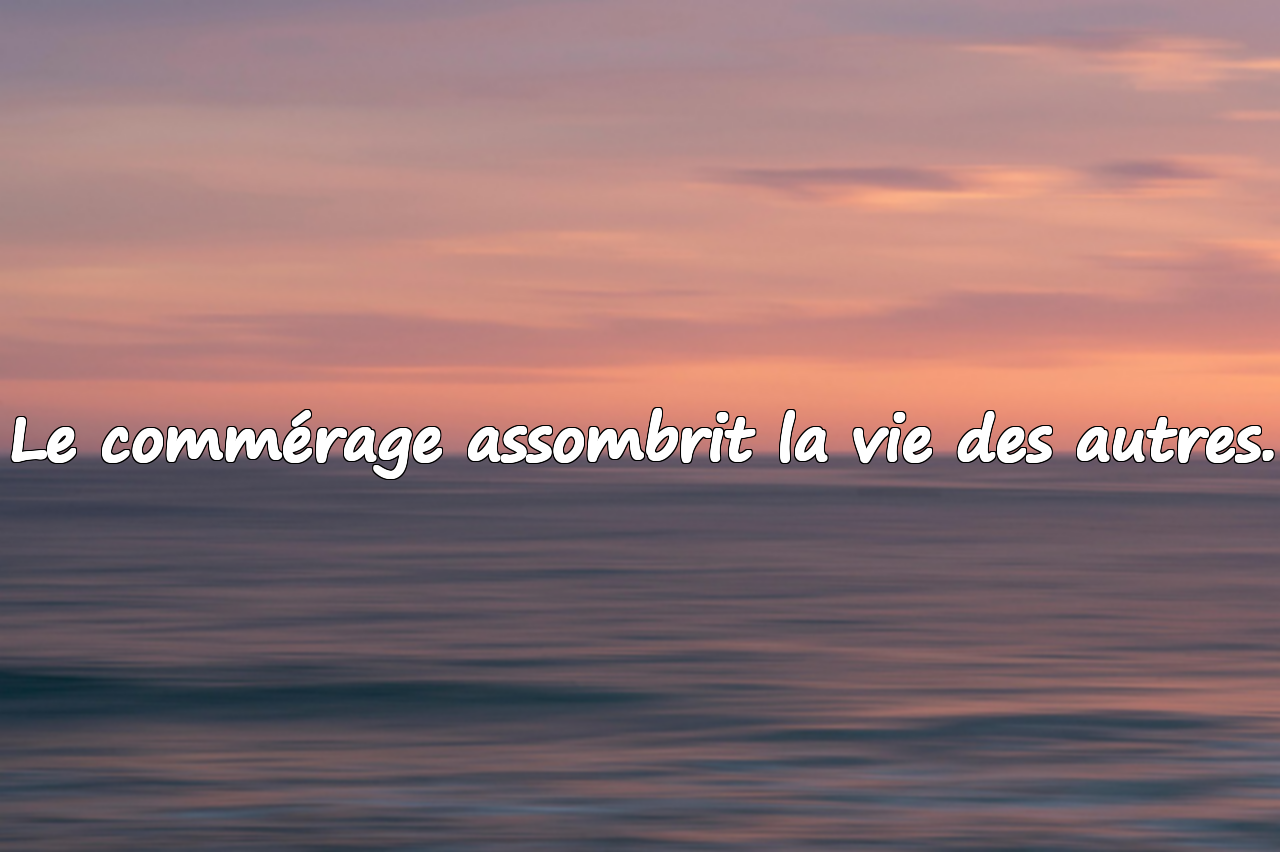 Citations sur les commérages