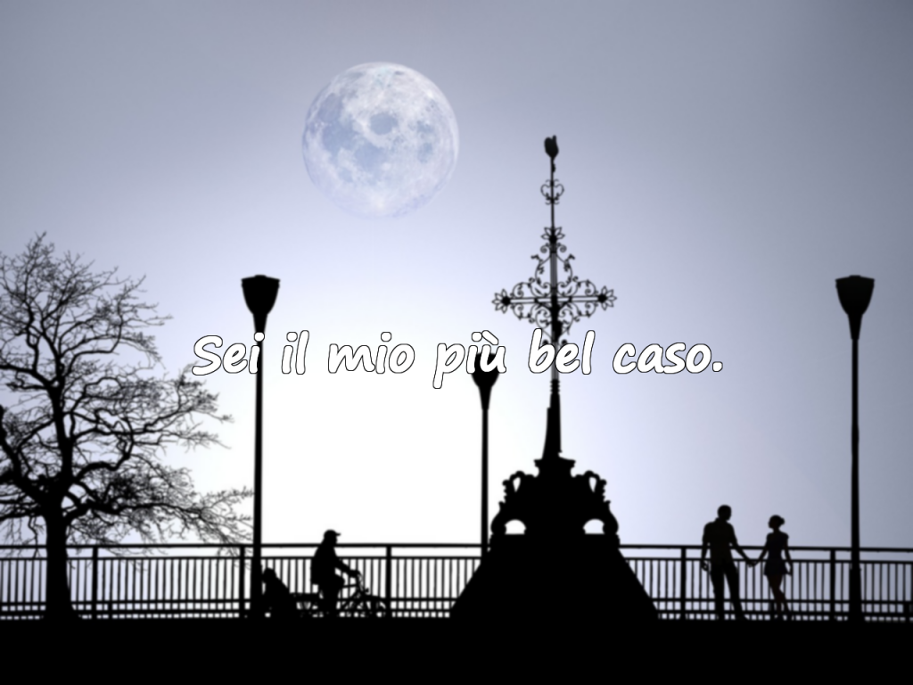 Sei il mio più bel caso.