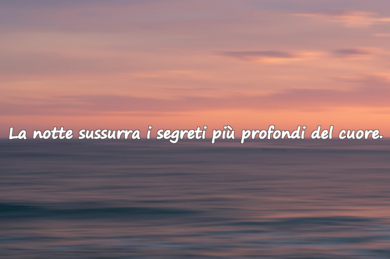 Citazioni significative sulla notte