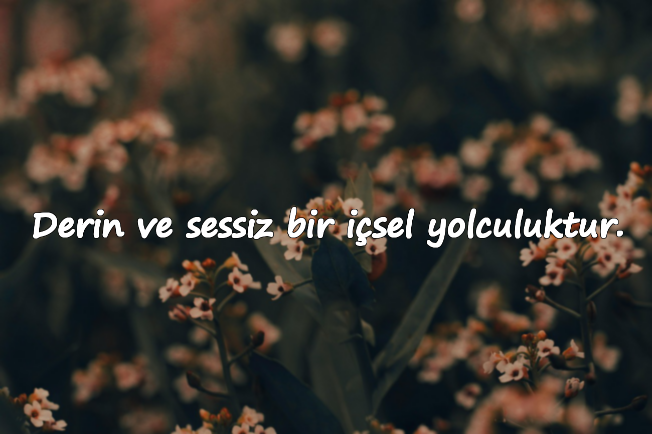 Derin ve sessiz bir içsel yolculuktur.