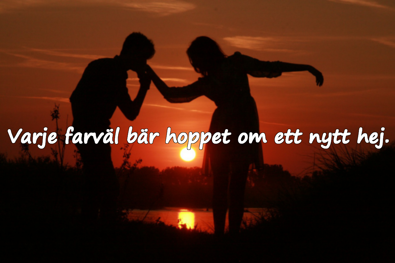 Farväl Citat