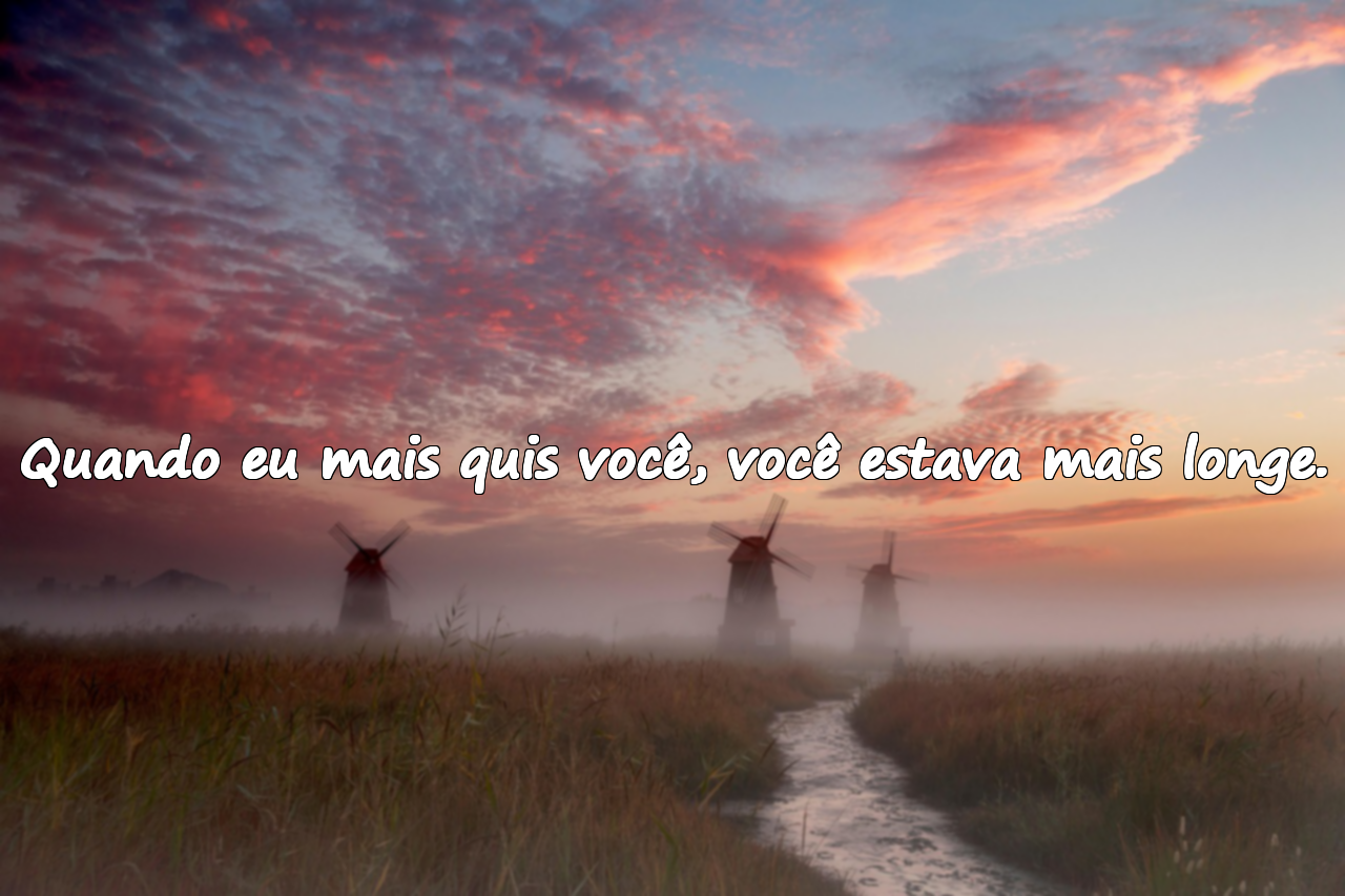 Frases de amor impossível