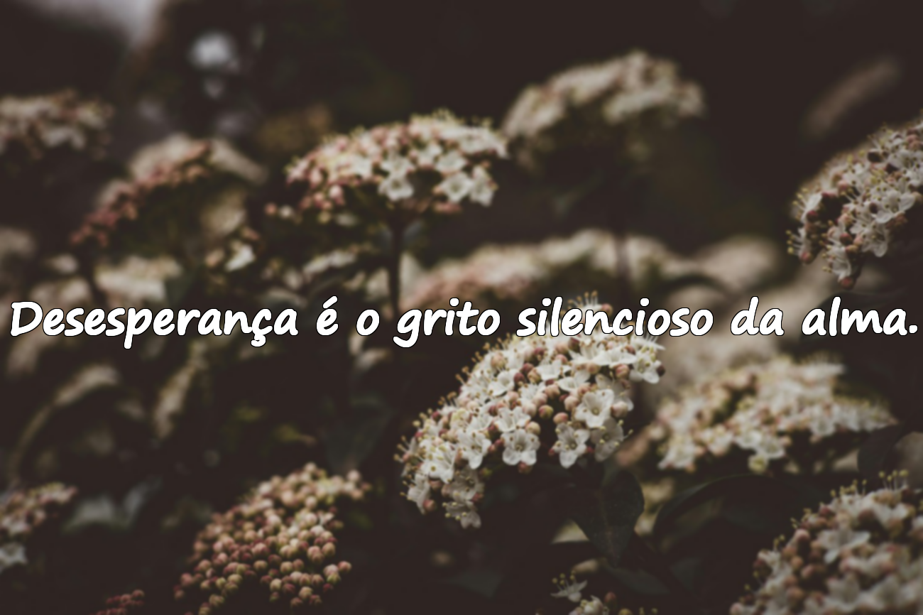 Frases sobre desesperança