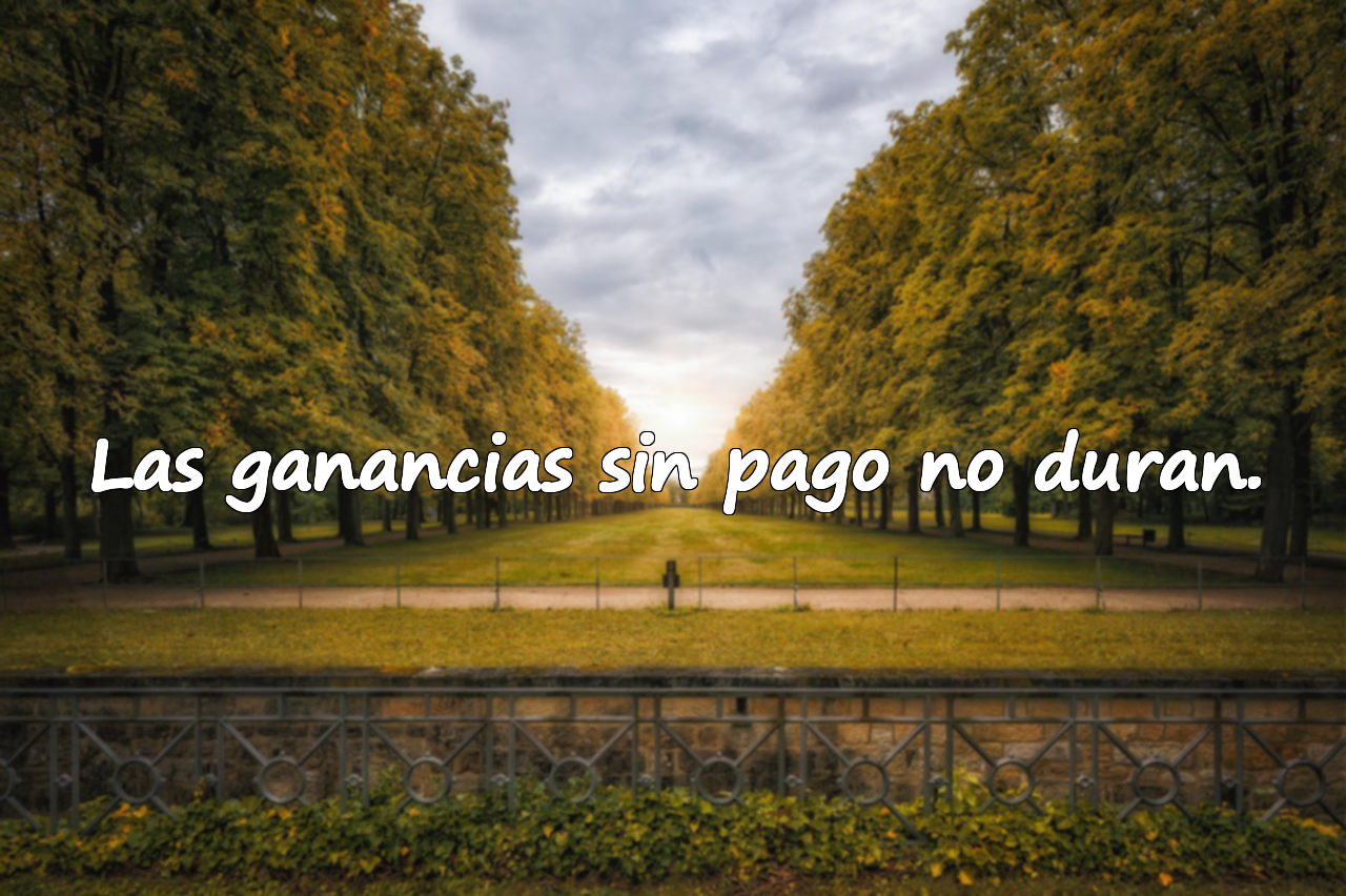Frases sobre el precio a pagar