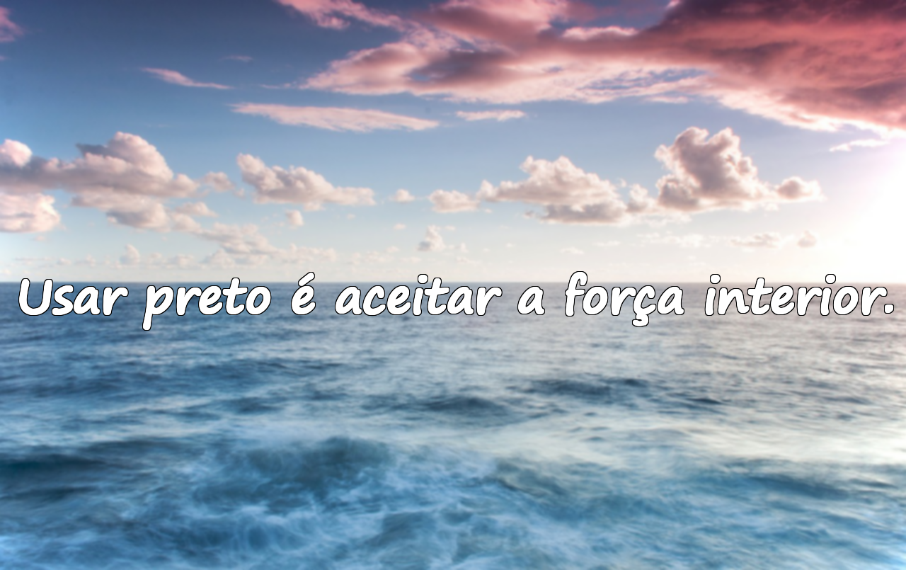Frases sobre o Preto