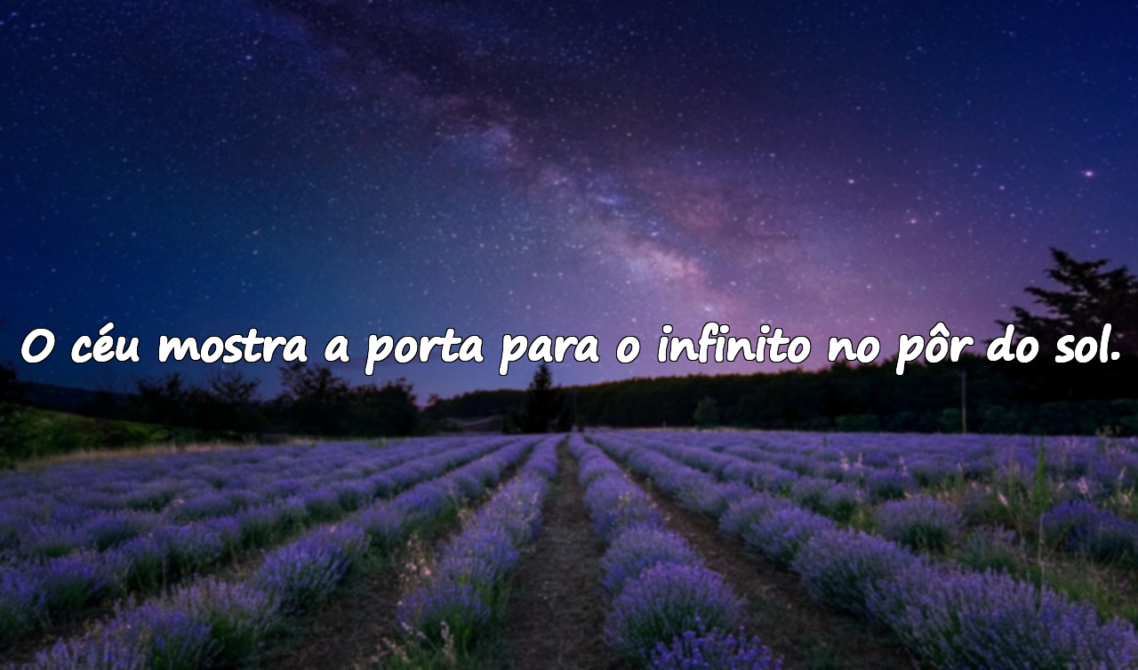 Frases sobre o pôr do sol