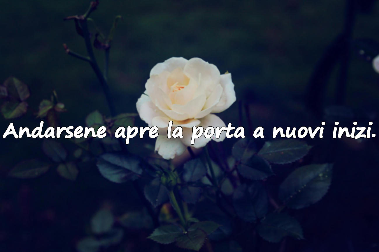 Frasi sul partire