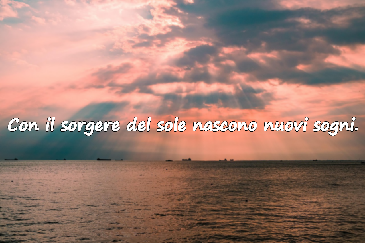Frasi sul sorgere del sole