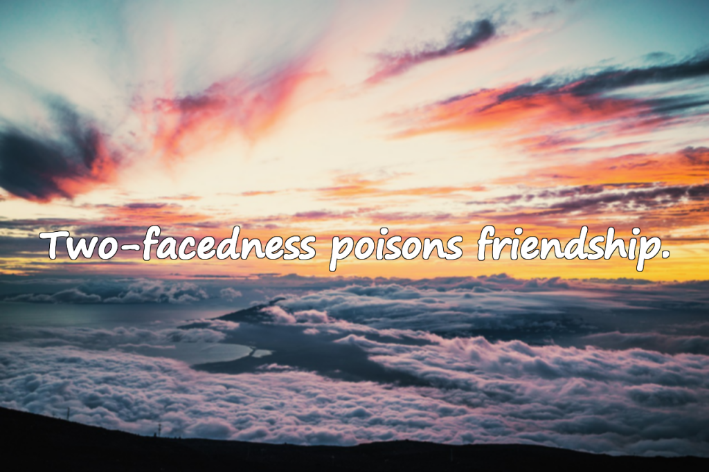 Heavy, Allusive Words for Two-Faced People