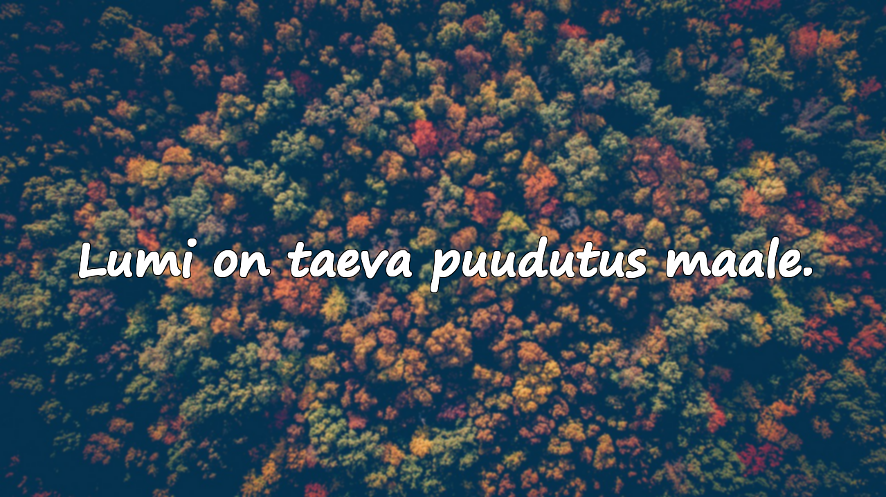 Lumi puudutavad mõtted