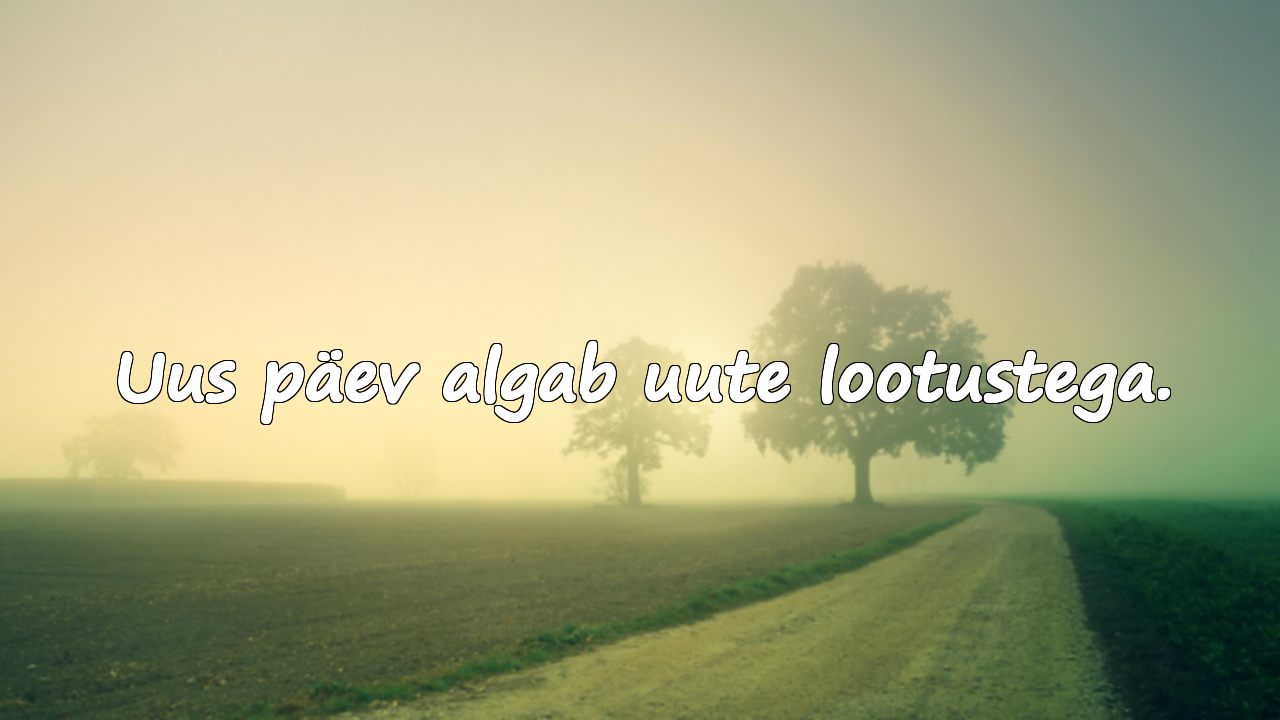 Mõtted päikesetõusu kohta