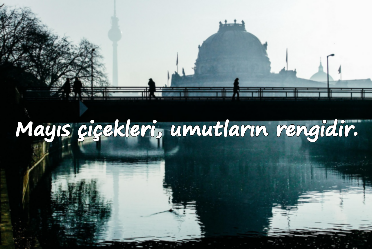 Mayıs çiçekleri, umutların rengidir.